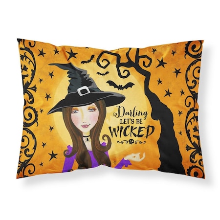 Carolines Treasures Halloween Wicked Witch Fabric Standard Pillowcase VHA3019PILLOWCASE